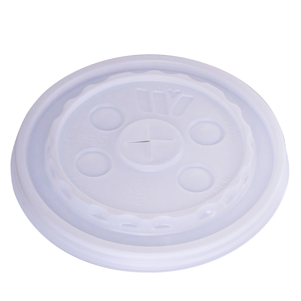 Lid Translucent Straw-Slotted for 18 Series Cups (16oz-24oz - 1000ct - L18S)