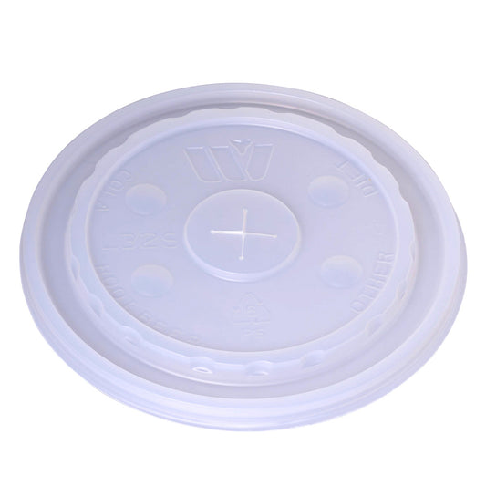 Translucent Straw-Slotted Lid for C3234 Cups (32oz - 1000ct - L32S)